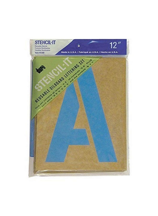 Duro Stencil It Oil Board Stencil Set 12 Inch - Image 1