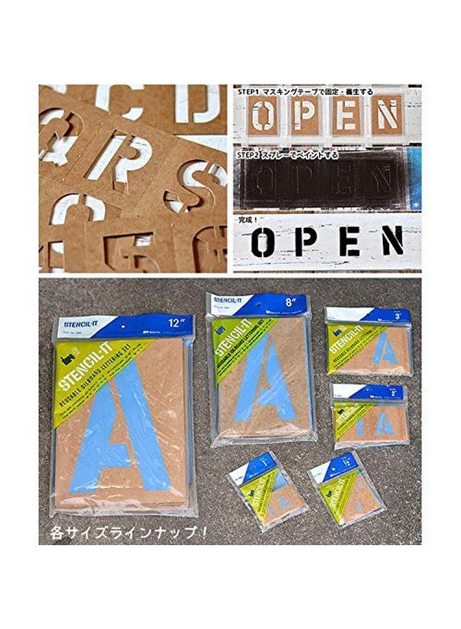 Duro Stencil It Oil Board Stencil Set 12 Inch - Image 4