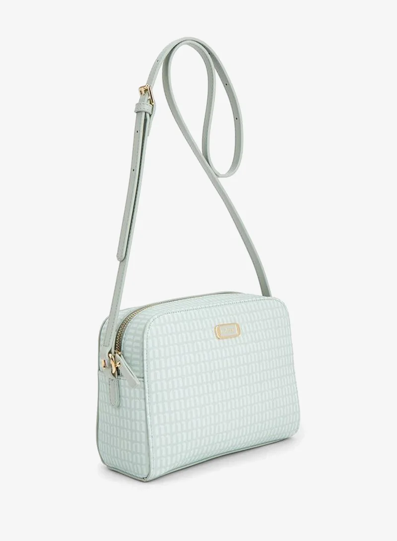MISSY Monogram Print Crossbody Bag With Adjustable Strap