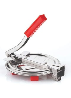 Kriya KRIYA Puri Maker Press Machine Roti Chapati Presser for Home PapadKhakhraPoori Manual Hand Press Steel with Handle for Kitchen and Stainless SteelPuri Maker Press Machine  - Image 1