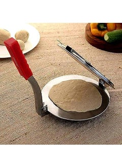 Kriya KRIYA Puri Maker Press Machine Roti Chapati Presser for Home PapadKhakhraPoori Manual Hand Press Steel with Handle for Kitchen and Stainless SteelPuri Maker Press Machine  - Image 3