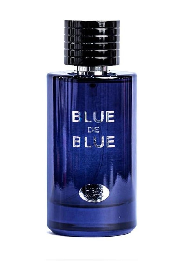 HIBA'S COLLECTION Blue De Blue Eau de Parfum Natural Spray for Men - 100ml (3.4 fl oz) - Sophisticated and Refreshing Masculine Fragrance - Image 2