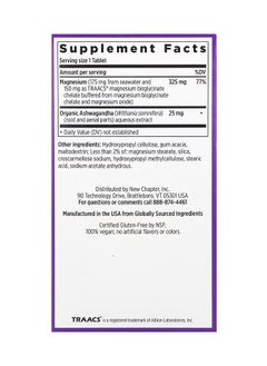 New Chapter Magnesium + Ashwagandha, 30 Tablets  - Image 3