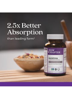 New Chapter Magnesium + Ashwagandha, 30 Tablets  - Image 4