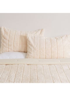 Cottage Carved faux fur queen comforter set 220*240 cm+ 50*75 cm  - Image 2