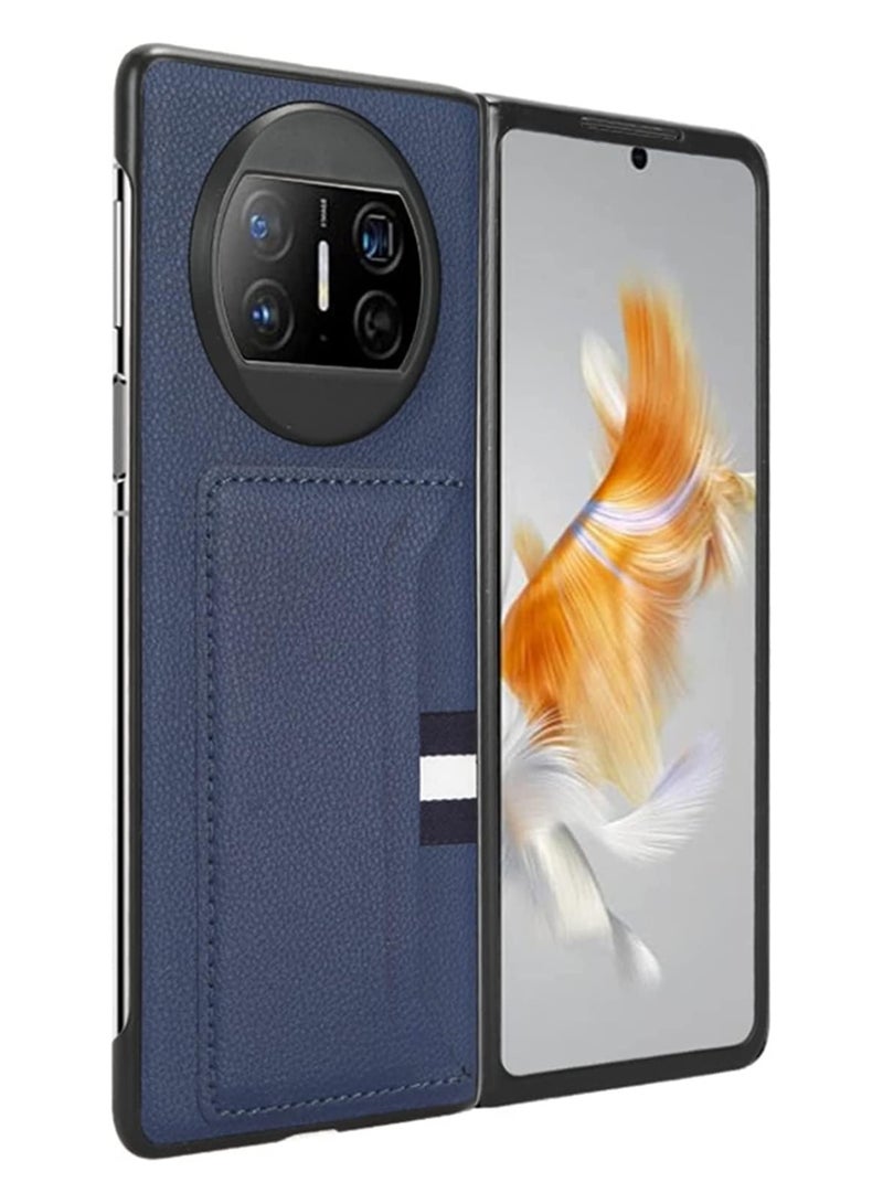 Compatible With Huawei Mate X3 Case Premium PU Leather Ultra Slim Shockproof Back Bumper Phone Case Cover with Card Slot  - Image 2