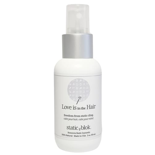 Static Blok Anti-Static Spray for Hair - Instantly Eliminate Static Cling, Shocks, Flyaways- Long-Lasting All-Day Freshness - works on Natural and Synthetic Wigs - 2oz Travel Size - Image 1
