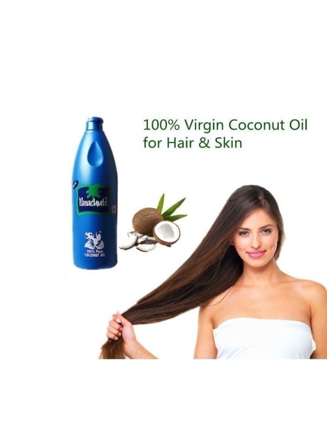 باراشوت زيت جوز الهند النقي 100٪ من باراشوت – ترميم طبيعي للبشرة والشعر بحجم 200 مل - Image 3