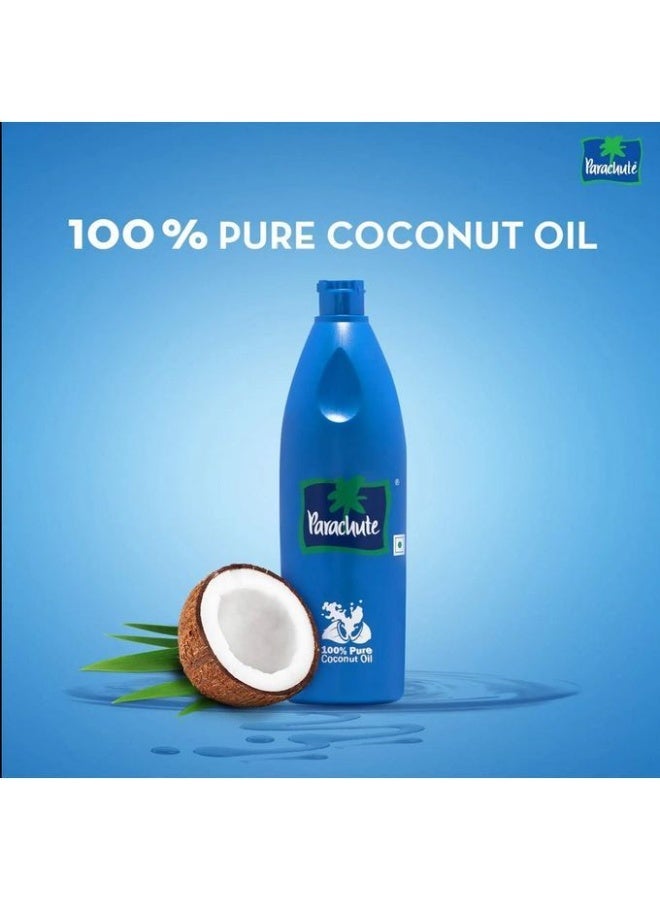باراشوت زيت جوز الهند النقي 100٪ من باراشوت – ترميم طبيعي للبشرة والشعر بحجم 200 مل - Image 4