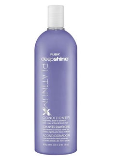 RUSK Deepshine PlatinumX Conditioner, Eliminates Brassiness, Brightening Boost for Platinum, Silver, Gray, White, and Blonde Hair, 33.8 oz. - pzsku/Z366875CE9FAB4DAB65C4Z/45/_/1738934953/7cd58457-de67-4934-8cc6-f205ea7d3fb7