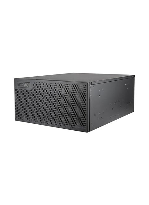 SilverStone RM52 5U Rackmount Server Chassis, Supports Up to SSI-EEB Motherboards & Dual 360mm Liquid Cooling Radiators, 8 PCI Expansion Slots, USB Type-C Interface, Black - SST-RM52