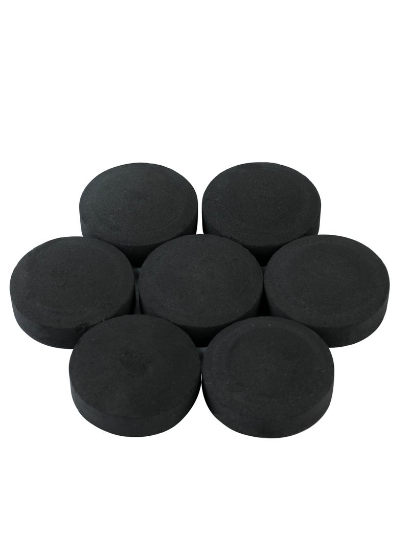 طيبة فحم بخور طيبة – سريع الاشتعال، عديم الرائحة، جودة عالية، حرارة ثابتة ومناسب جداً للعود والبخور، قليل الرماد – 3 علب × 40 قرص (إجمالي 120 قرص، حجم 33 ملم) - Image 3