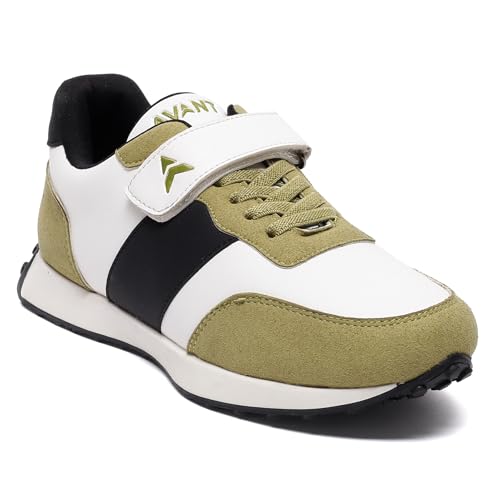 AVANT Kids' TrailPals Sneakers (AVKSH001CL02SIZE1_Olive/Black_UK1) - Image 1
