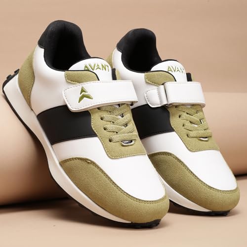 AVANT Kids' TrailPals Sneakers (AVKSH001CL02SIZE1_Olive/Black_UK1) - Image 3