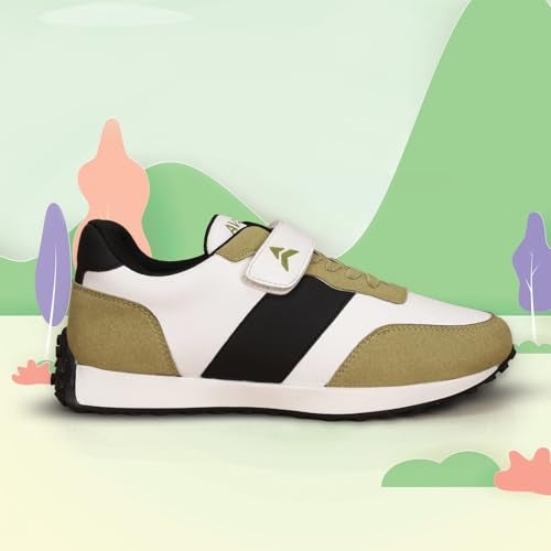 AVANT Kids' TrailPals Sneakers (AVKSH001CL02SIZE1_Olive/Black_UK1) - Image 2