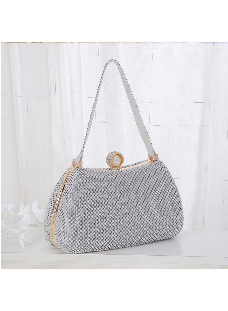 Tiokkss Leisure Fashion Evening Bag High Appearance Daily Versatile  Bag Horizontal Square Large Capacity Handbag  - Image 2