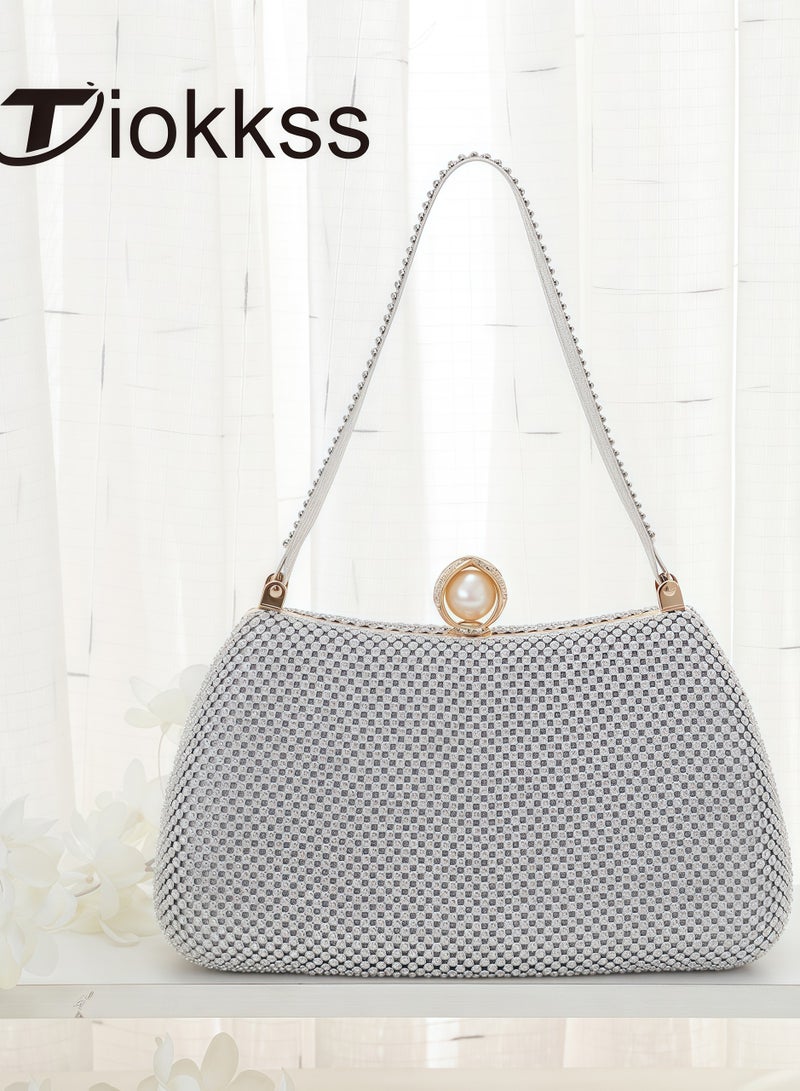 Tiokkss Leisure Fashion Evening Bag High Appearance Daily Versatile  Bag Horizontal Square Large Capacity Handbag  - Image 1