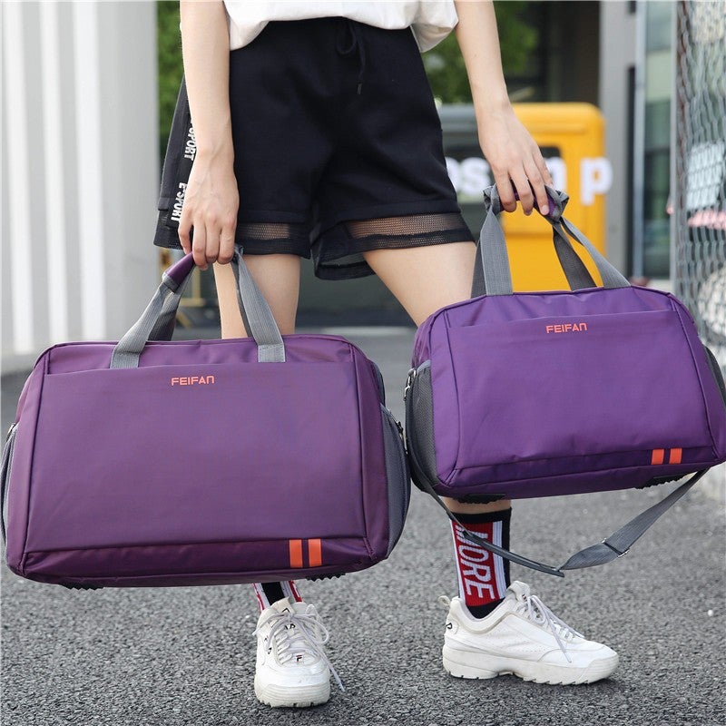 Large Capacity Waterproof Travel Bag Purple