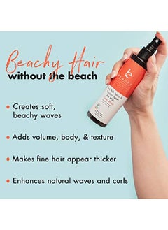 Beauty by Earth Sea Salt Spray For Hair Men & Women Beach Waves Spray Hair Texturizer Hair Spray For Fine Hair Texturizing Spray For Hair Texture Spray For Hair Volumizing Spray Sea Salt Spray For Hair Women  - Image 4