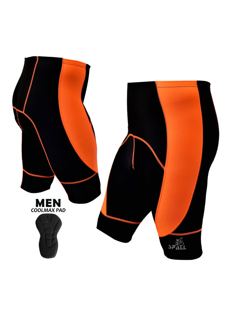 Spall Men'S Padded Bike Shorts Cycling Shorts 3D Padding Mountain Biking Bicycle Riding 