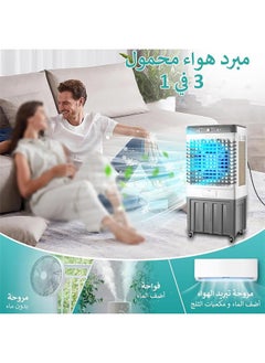 Cady One Desert air cooler with a large water tank with a capacity of 80 liters and a power of 100 watts  - Image 3