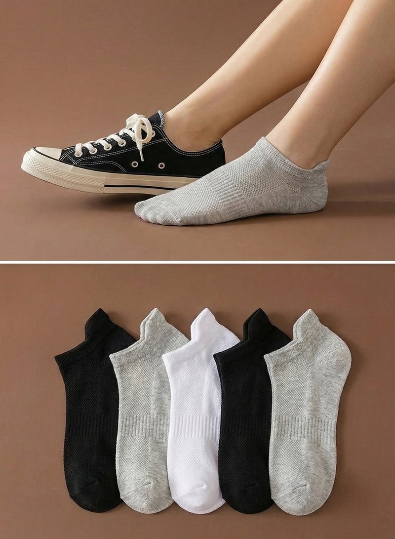 trendyol Gray 5 Pack Cotton Knitted Sports Yoga Socks Twoaw20Co0011 - Image 1