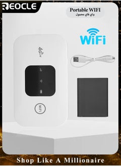 REOCLE Mobile WiFi Hotspot 4G LTE Unlocked Wi-Fi Hotspot Device Wireless WiFi Router Pocket Portable WiFi Hotspot Mobile Travel-Friendly Mobile Travel Router  - Image 1