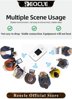 REOCLE Mobile WiFi Hotspot 4G LTE Unlocked Wi-Fi Hotspot Device Wireless WiFi Router Pocket Portable WiFi Hotspot Mobile Travel-Friendly Mobile Travel Router  - Image 5