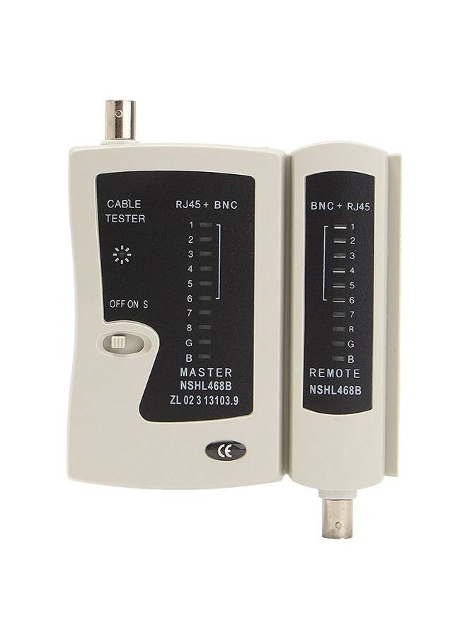 ماركة غير محددة - جهاز اختبار اطراف الكابلات للتاكد من سلامة التوصيلات RJ45 – BNC اتنين * واحد /  HS-428 - Image 1