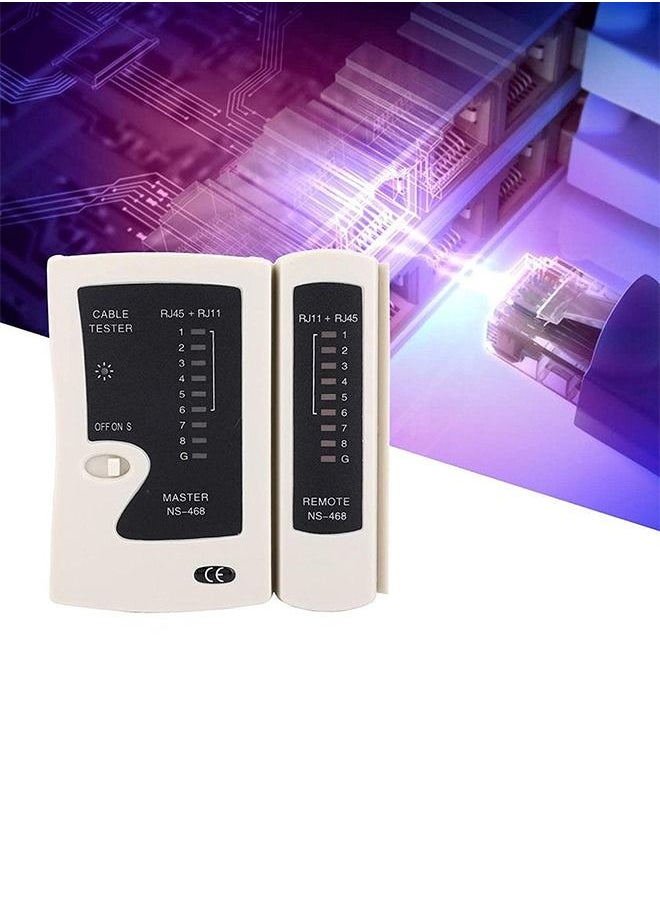 ماركة غير محددة - جهاز اختبار اطراف الكابلات للتاكد من سلامة التوصيلات RJ45 – BNC اتنين * واحد /  HS-428 - Image 1