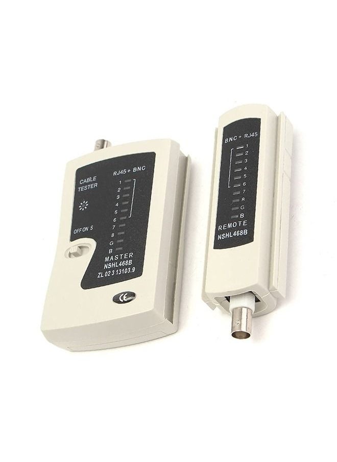 ماركة غير محددة - جهاز اختبار اطراف الكابلات للتاكد من سلامة التوصيلات RJ45 – BNC اتنين * واحد /  HS-428 - Image 1