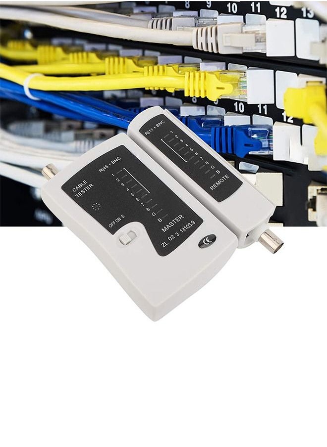 ماركة غير محددة - جهاز اختبار اطراف الكابلات للتاكد من سلامة التوصيلات RJ45 – BNC اتنين * واحد /  HS-428 - Image 1