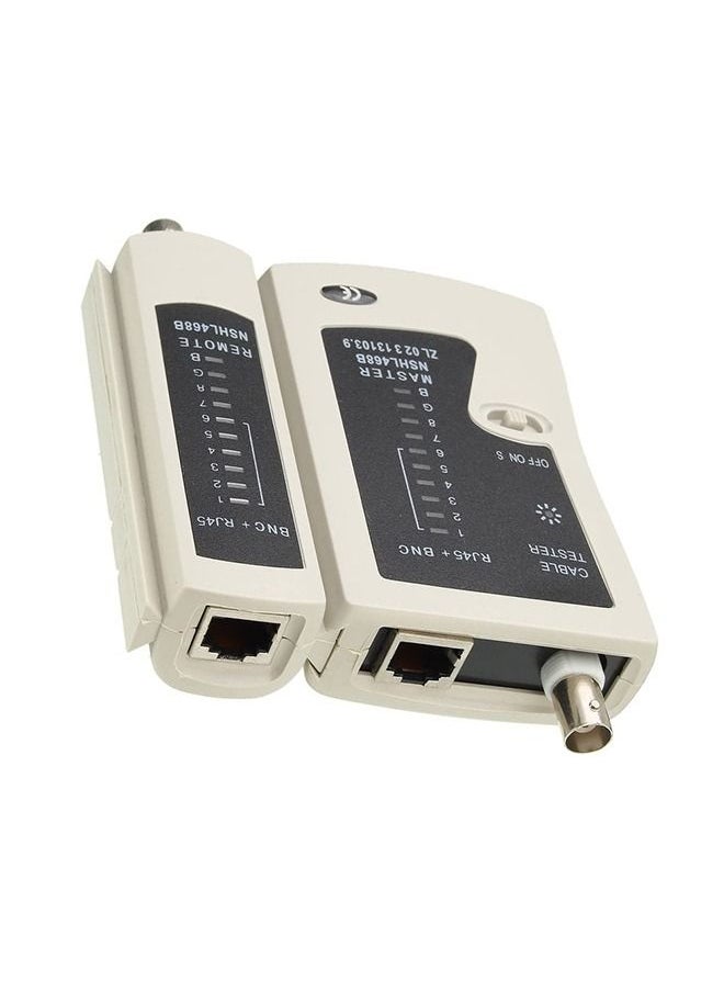 ماركة غير محددة - جهاز اختبار اطراف الكابلات للتاكد من سلامة التوصيلات RJ45 – BNC اتنين * واحد /  HS-428 - Image 1