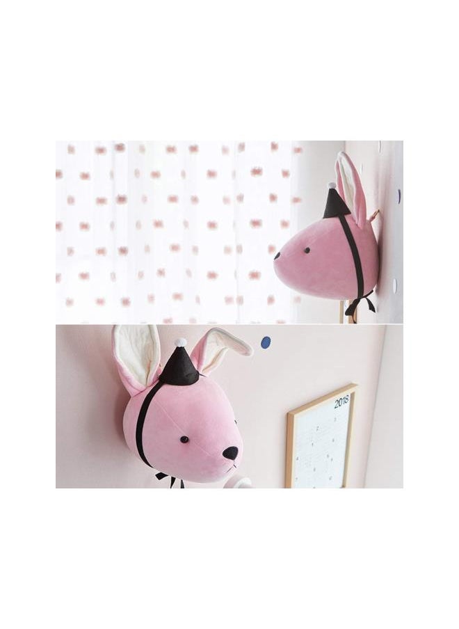Generic - Wall Decor, Animal Head Wall Hanging for Baby Nursery Decor Elephant/Deer Head/Rabbit Stuffed Toys Gifts for Kids Bedroom or Playroom - Image 1