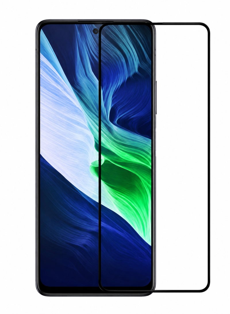 Panda 9H Full Coverage Tempered Glass Screen Protector with Black Frame for Xiaomi Redmi Note 11 / Redmi Note 11s - Image 1