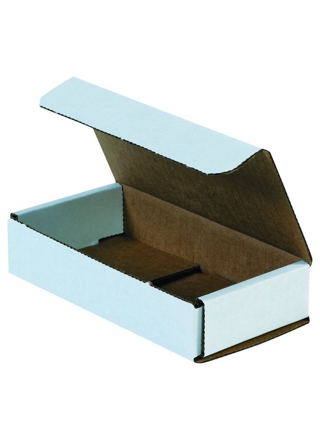 أفيديتي صناديق بريد من الورق المقوى المموج باللون الأبيض، مقاس 10 × 6 × 2 بوصة، عبوة من 50 صندوقًا، مقاومة للكسر، للشحن والإرسال والتخزين - Image 1