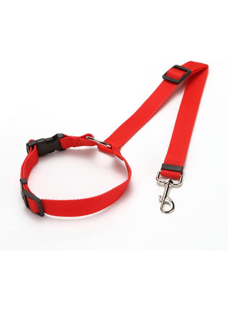 GGOOT Pet Rope Pet Products Universal Practical Cat Dog Safety Adjustable Car Seat Belt Harness Leash Puppy Seat-belt Travel Clip Strap Leads Pet Traction Rope(B)  - Image 1