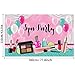 Frienda Spa Party Decorations 71 x 43 Inch Sweet Pink Backdrop Princess Makeup Birthday Photography Background Photo Booth Banner for Spa Day Make up Theme Party Decorations - Image 2