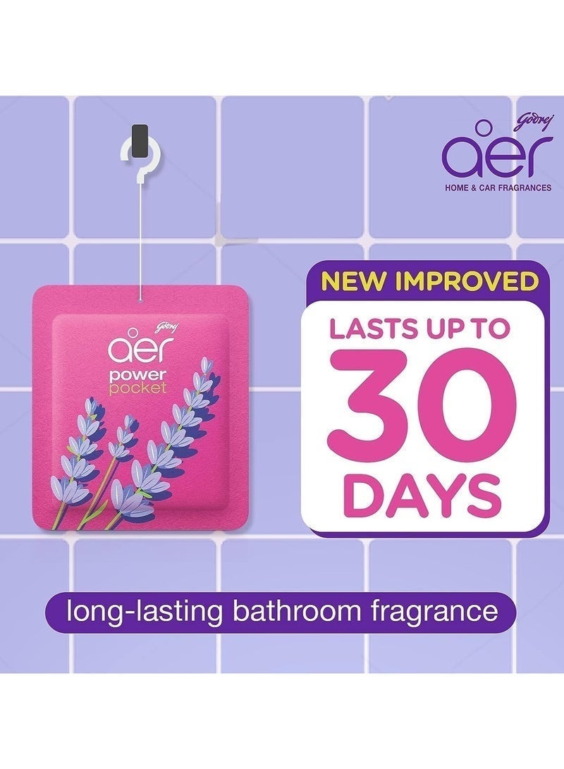 Godrej Aer Power Pocket Assorted Multicolour Home Fragrance,Bathroom Fragrance Bright Tangy Delight  Pack of 6 - Image 4