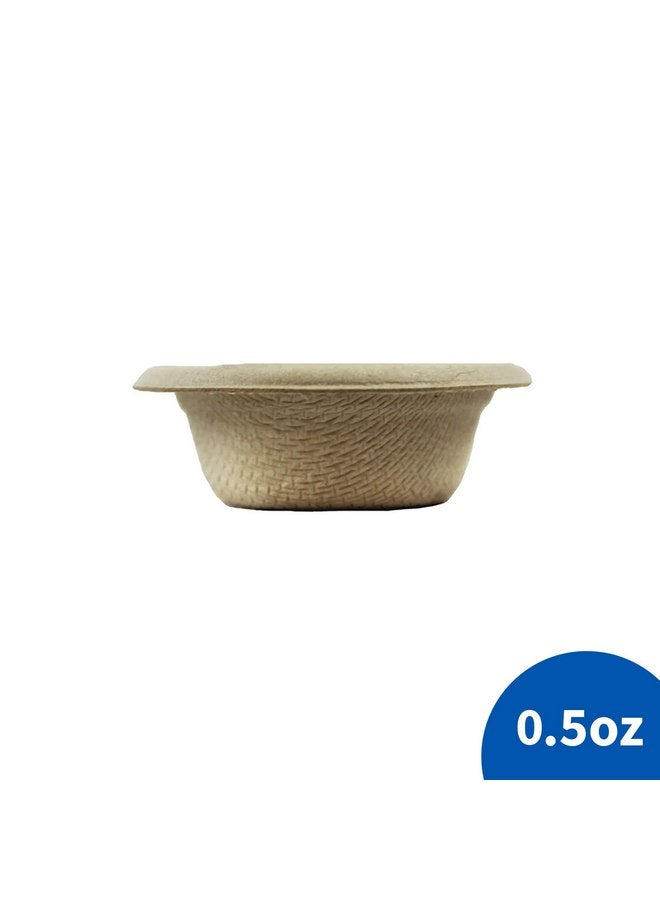 Pangea Pangea Small Biodegradable Gecko Food & Water Cups 100 Ct, tan (SPC-100)  - Image 2