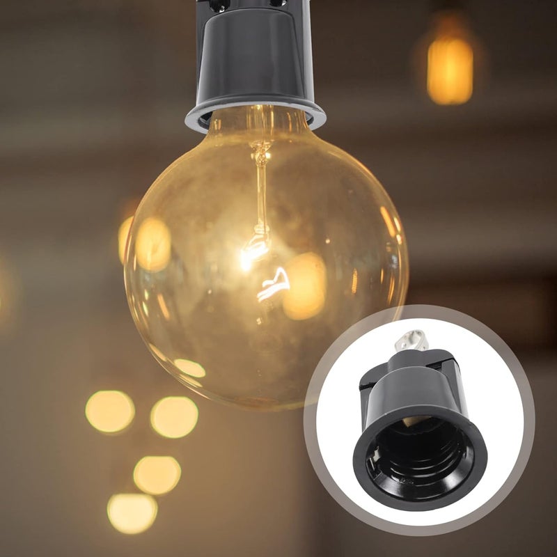 Uonlytech حامل مصابيح محمول بقاعدة خطاف سوكت خفيفة للاستخدام الداخلي والخارجي، مصمم للمصابيح - Image 3