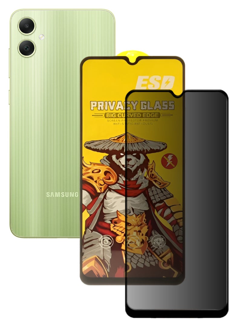 ESD Tempered Dustproof Privacy Glass Screen Protector Compatible For Samsung Galaxy A05 - Image 1