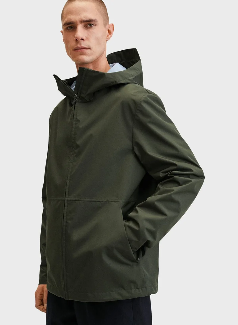 Mango Man Essential Hooded Jacket