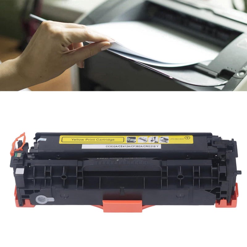 Yellow Toner Cartridge Replacement High Efficiency For Color Laserjet CP2025 CM2320 Series - Image 4