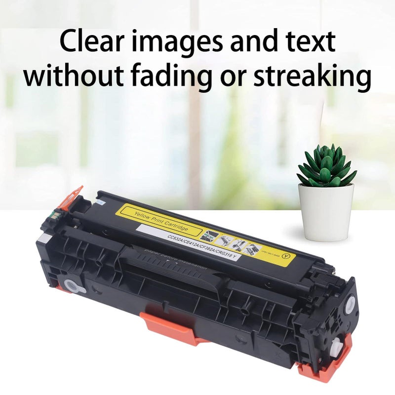 Yellow Toner Cartridge Replacement High Efficiency For Color Laserjet CP2025 CM2320 Series - Image 5