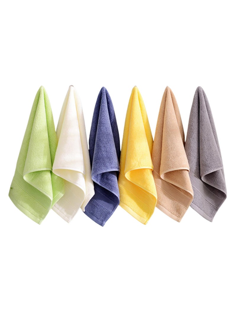 Jacquar Dina Pack of 8 Egyptian Cotton 100% Face Towel, Super Soft and Highly Absorbent Basic Solid Premium Towels for Bathroom Size 30cm x 30cm - Image 4