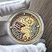 CYOUNG Pirate Challenge Coin AdventureThemed Zinc Alloy Coin with Treasure Map Design 157 Inch Collectible Coin with Skull and Cross Swords - Image 4