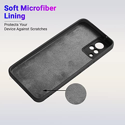 LIRAMARK Silicone Soft Back Cover Case for Vivo X60 (Black) - Image 4