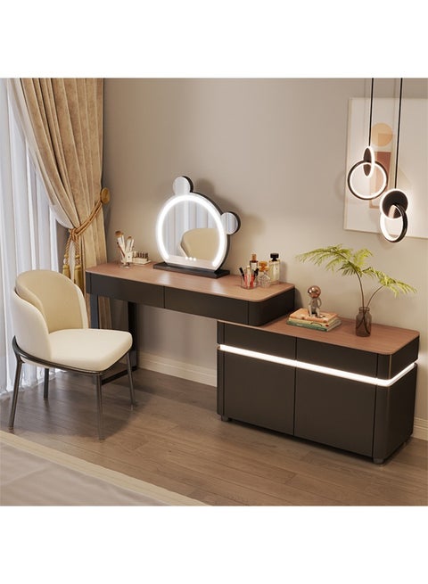 Elegant and Efficient Smart Dressing Table for Contemporary Living Spaces with LED Mirror