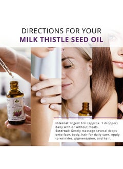 TODICAMP Co2 Extracted Usda Organic Milk Thistle Seed Oil 100% Potent Liver Support Milk Thistle Oil Pure Milk Thistle Drops Rich In Omegas Tocopherols Silymarin Zinc 2 Fl Oz  - Image 5